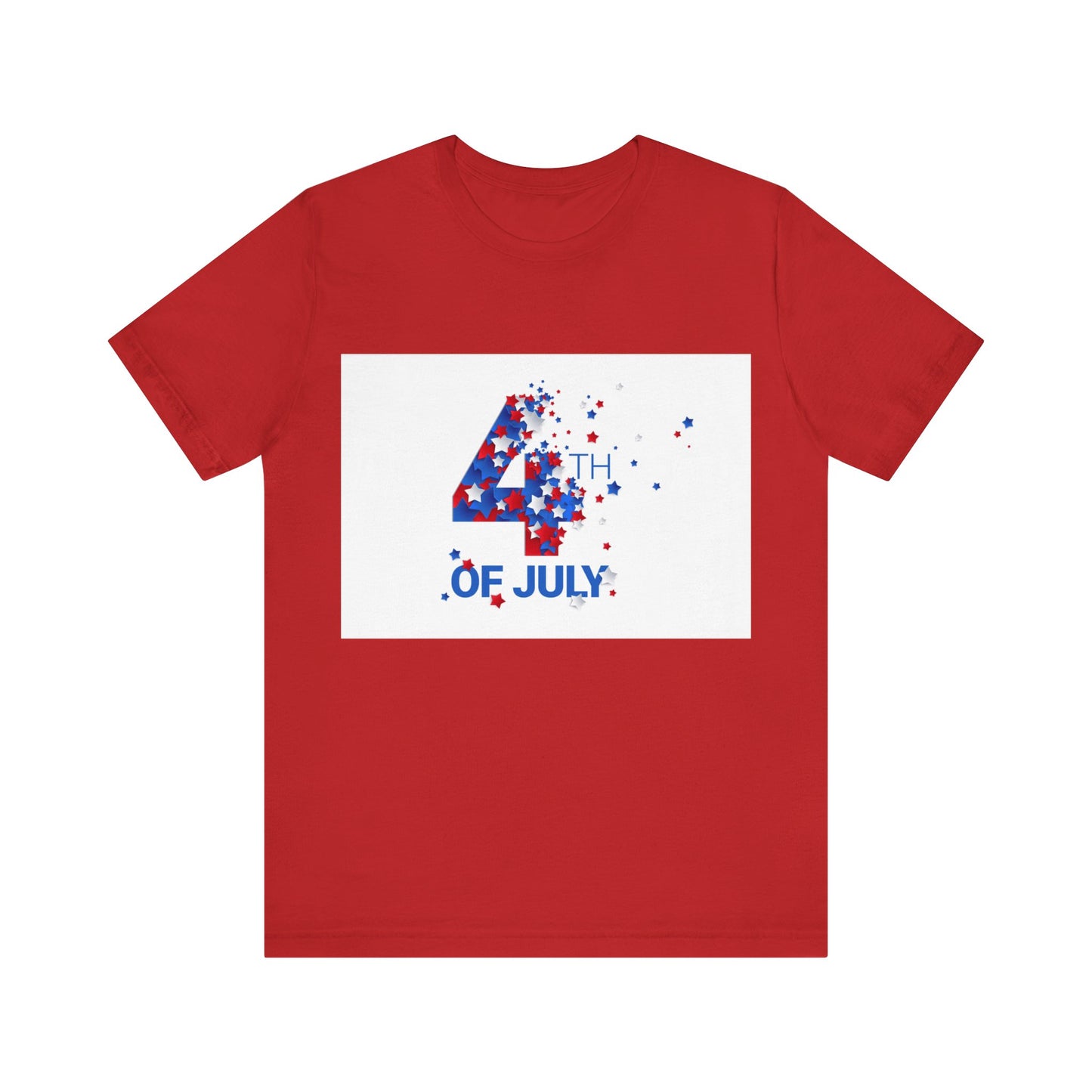 Independence Day 4th of July  Unisex Jersey Short Sleeve Tee