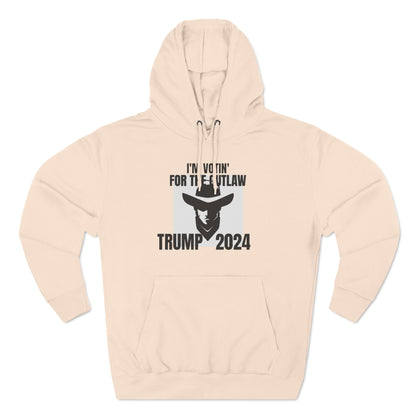 TRUMP 2024  Three-Panel Fleece Hoodie