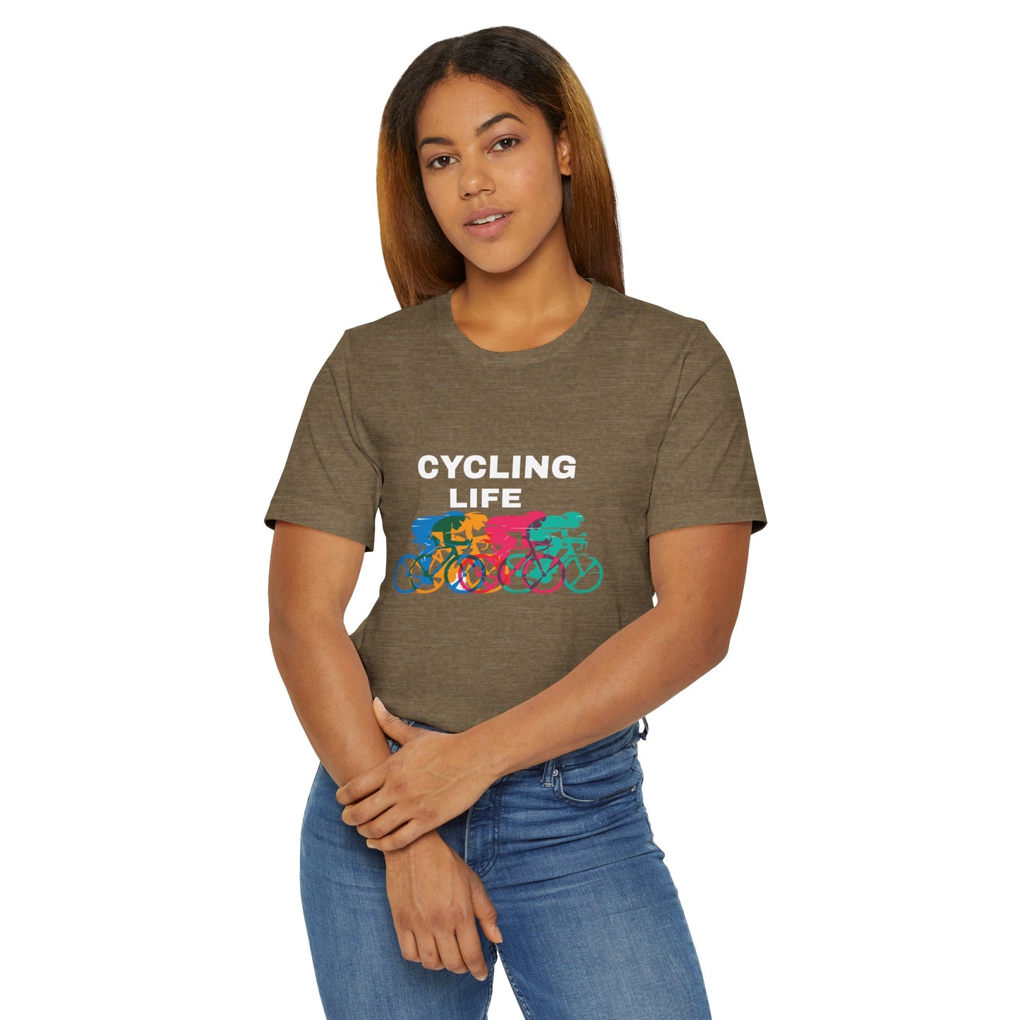 Cycling Life  Unisex Jersey T-Shirt