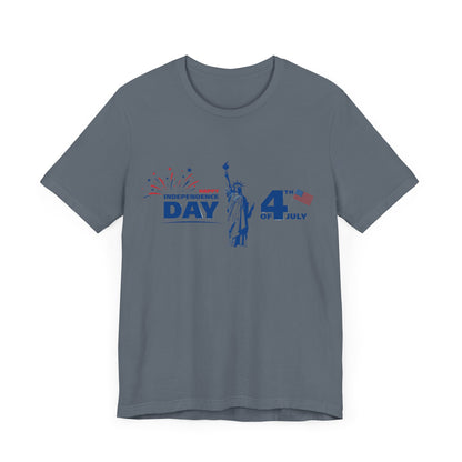 Independence Day 4th of July  Unisex Jersey Short Sleeve Tee