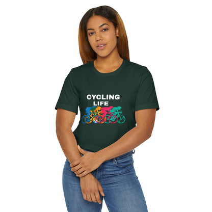 Cycling Life  Unisex Jersey T-Shirt