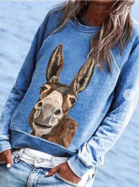 Printed sweatshirt T-shirt