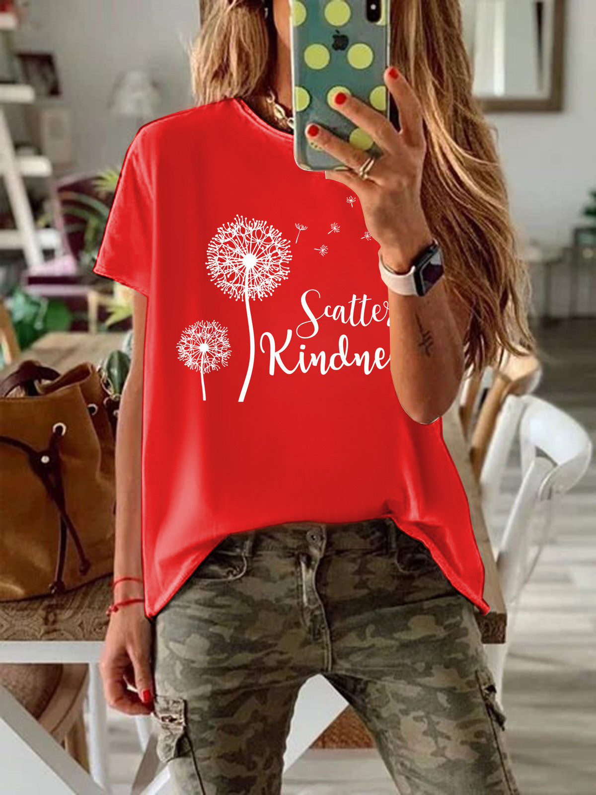 Dandelion printed T-shirt