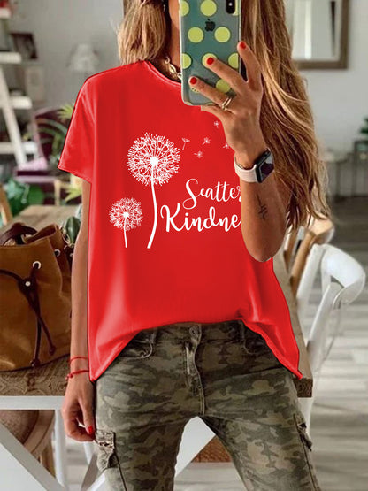 Dandelion printed T-shirt