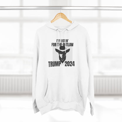 TRUMP 2024  Three-Panel Fleece Hoodie