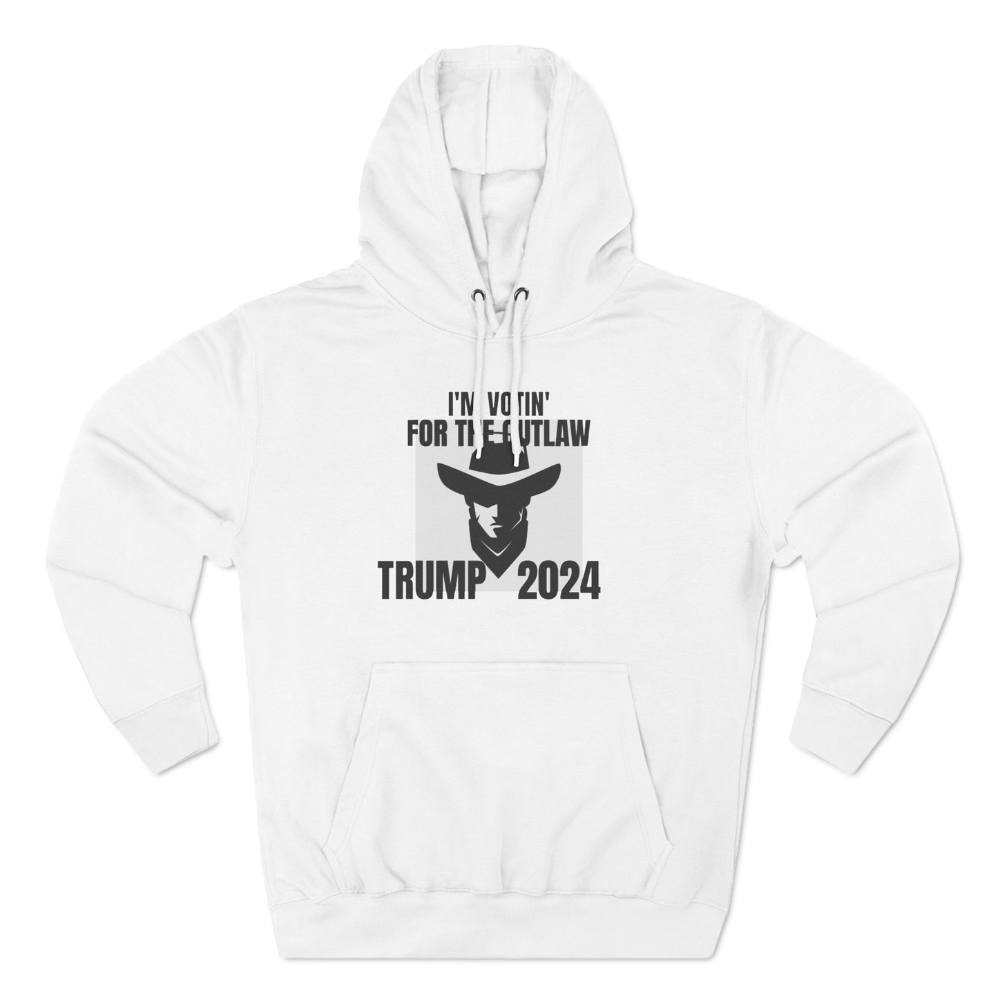 TRUMP 2024  Three-Panel Fleece Hoodie