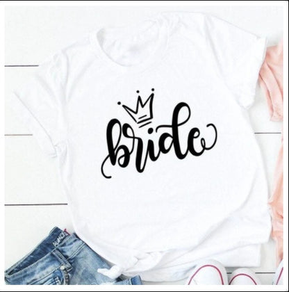 Bride Tribe Tshirt Maid Of Honor Bachelorette Party Tee