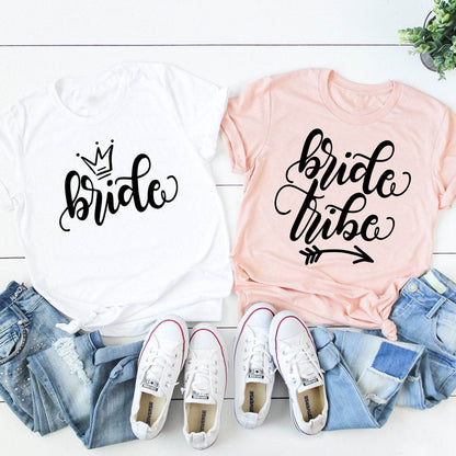 Bride Tribe Tshirt Maid Of Honor Bachelorette Party Tee