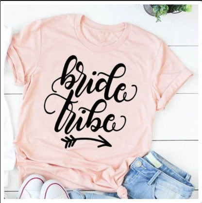 Bride Tribe Tshirt Maid Of Honor Bachelorette Party Tee