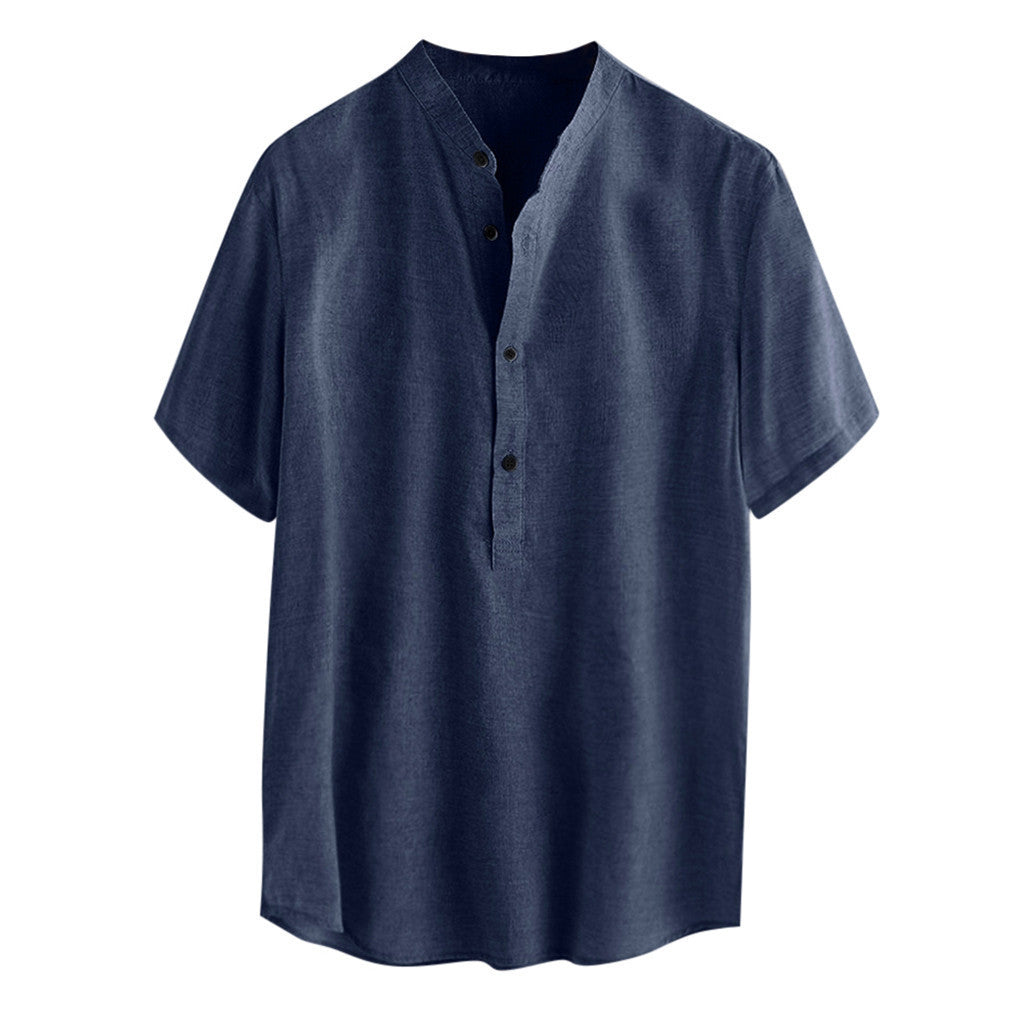 Cotton And Linen All-match Shirts And Linen Shirts