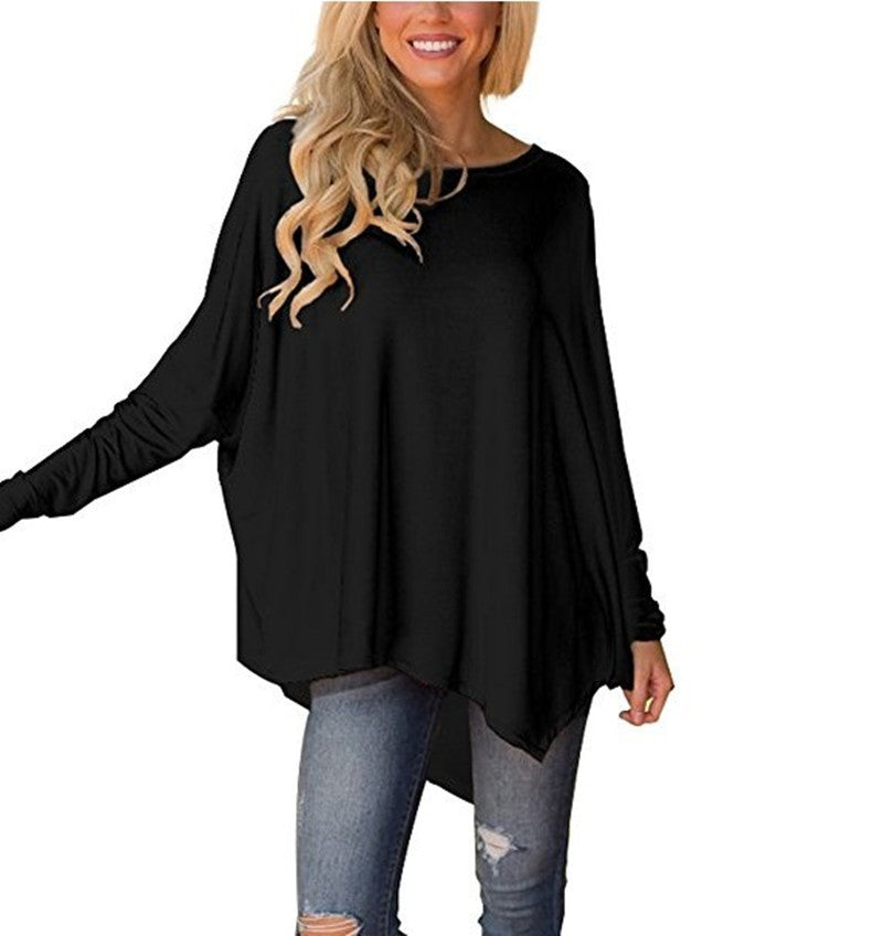 Irregular Loose T-Shirt Bottoming Shirt