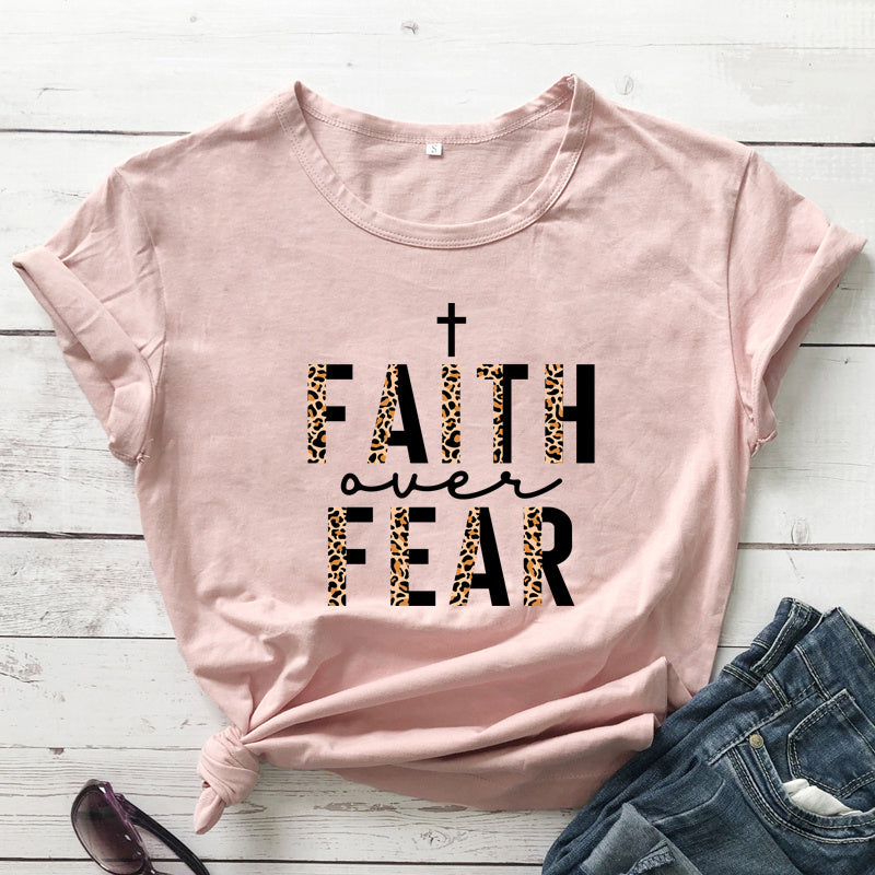 Ladies T-shirt, Retro T-shirt With Inspirational Bible Verses, Religious Jesus Church Ladies T-shirt