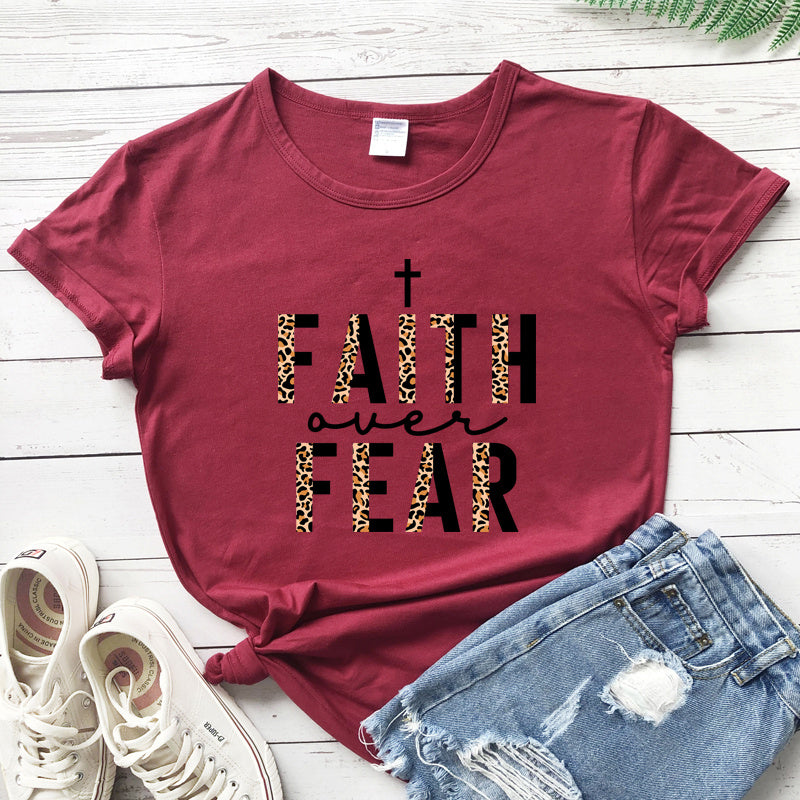 Ladies T-shirt, Retro T-shirt With Inspirational Bible Verses, Religious Jesus Church Ladies T-shirt