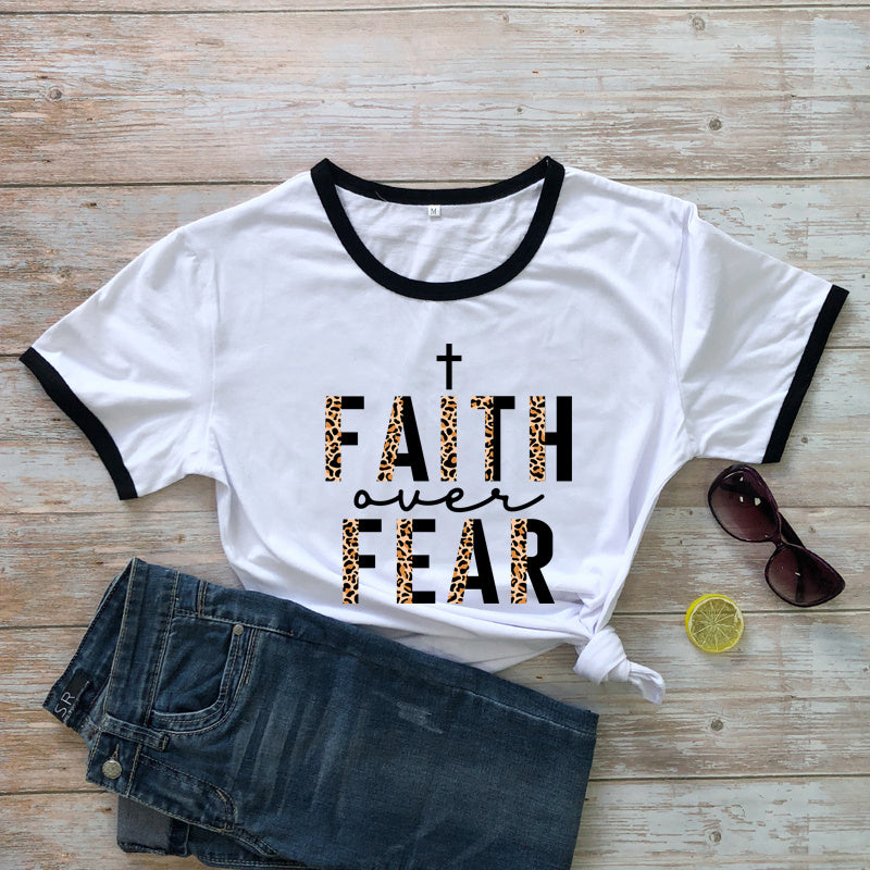 Ladies T-shirt, Retro T-shirt With Inspirational Bible Verses, Religious Jesus Church Ladies T-shirt