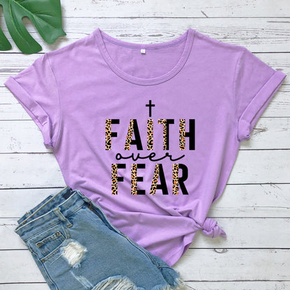 Ladies T-shirt, Retro T-shirt With Inspirational Bible Verses, Religious Jesus Church Ladies T-shirt