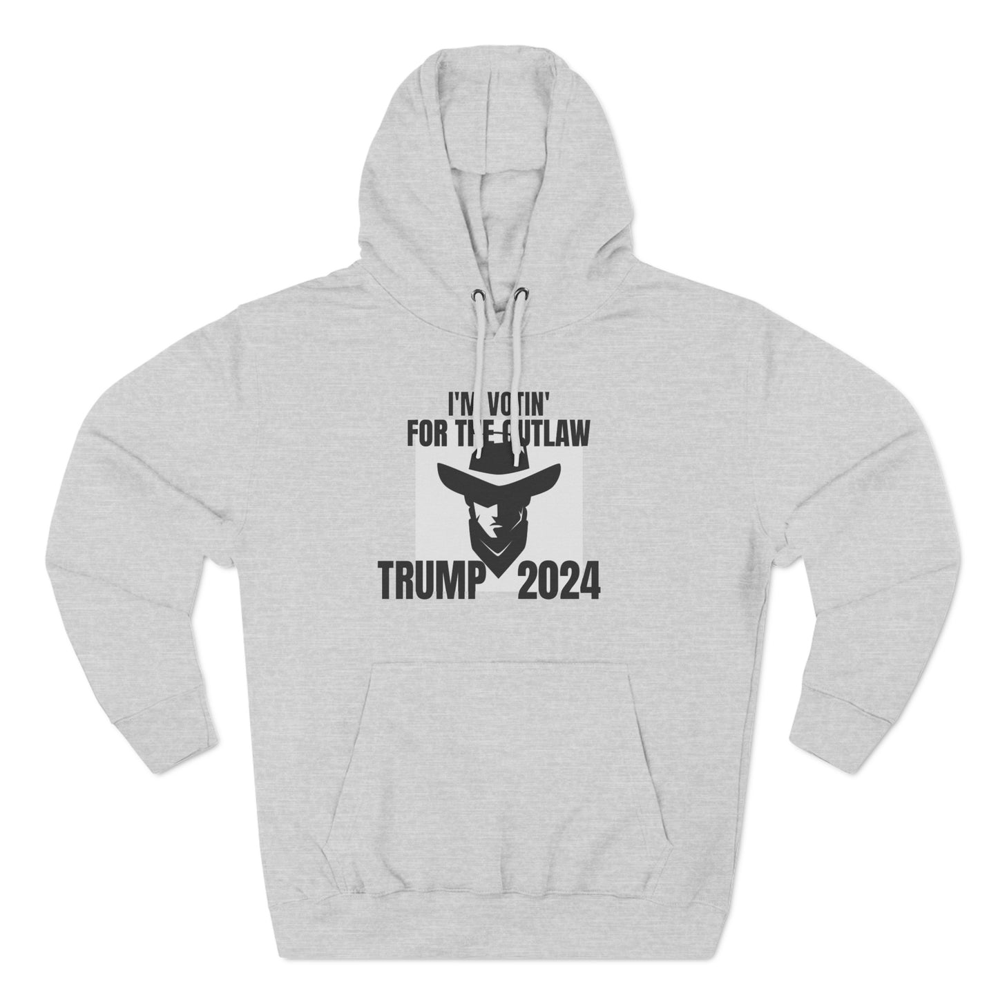 TRUMP 2024  Three-Panel Fleece Hoodie