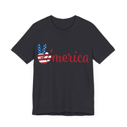 America USA "Merica" Unisex Jersey Short Sleeve Tee