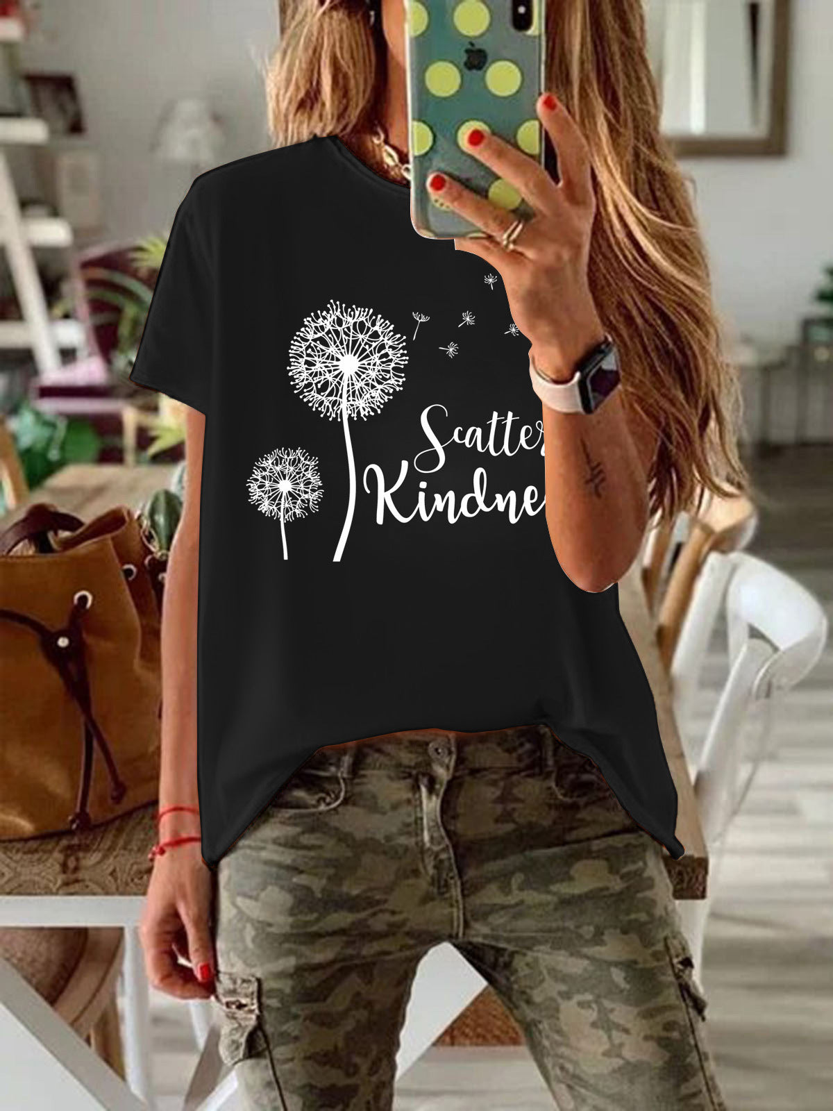 Dandelion printed T-shirt