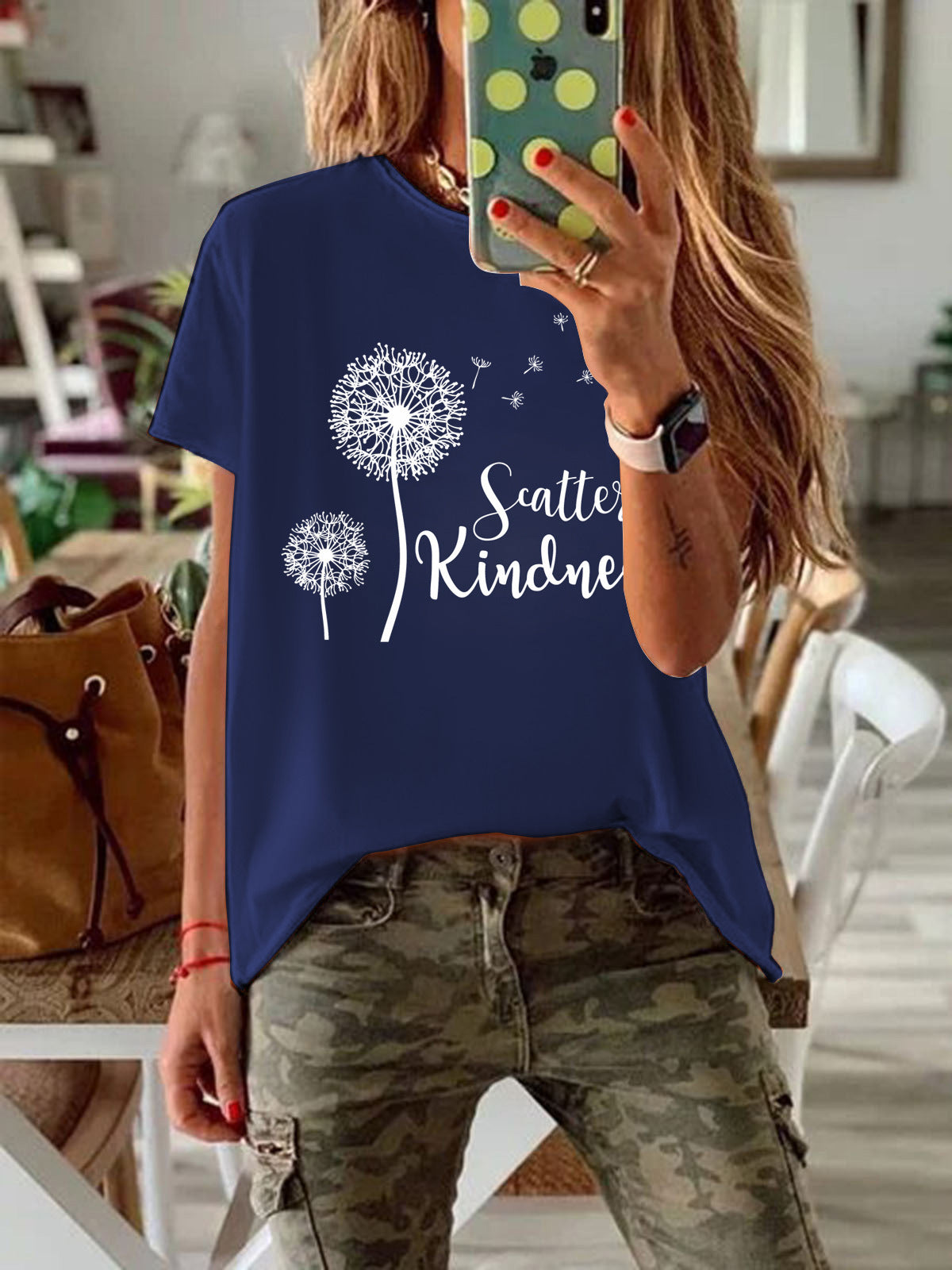 Dandelion printed T-shirt