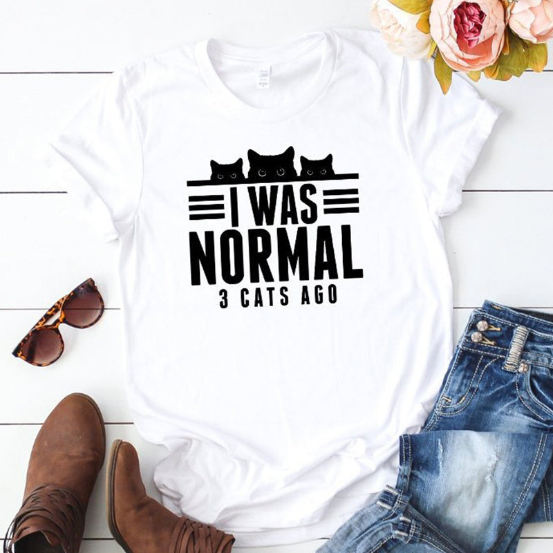 I Was Mormal 3 Cats Tshirt