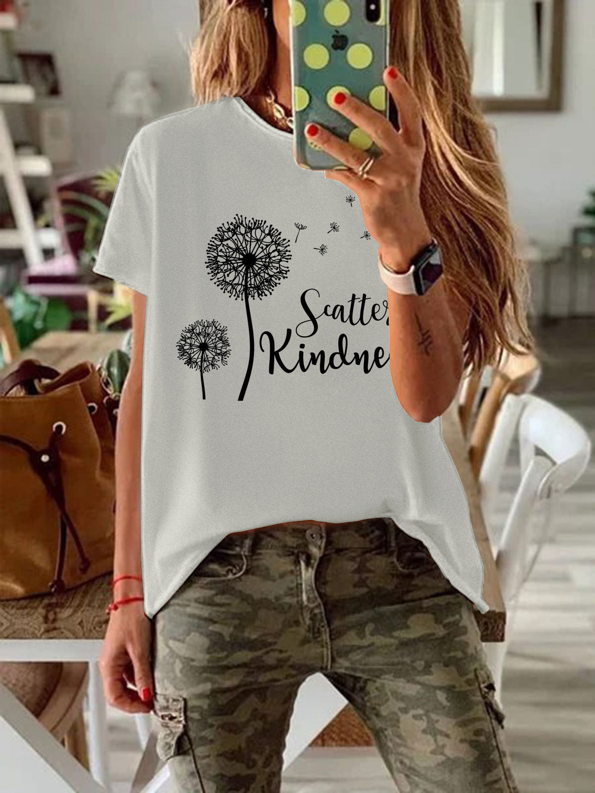 Dandelion printed T-shirt