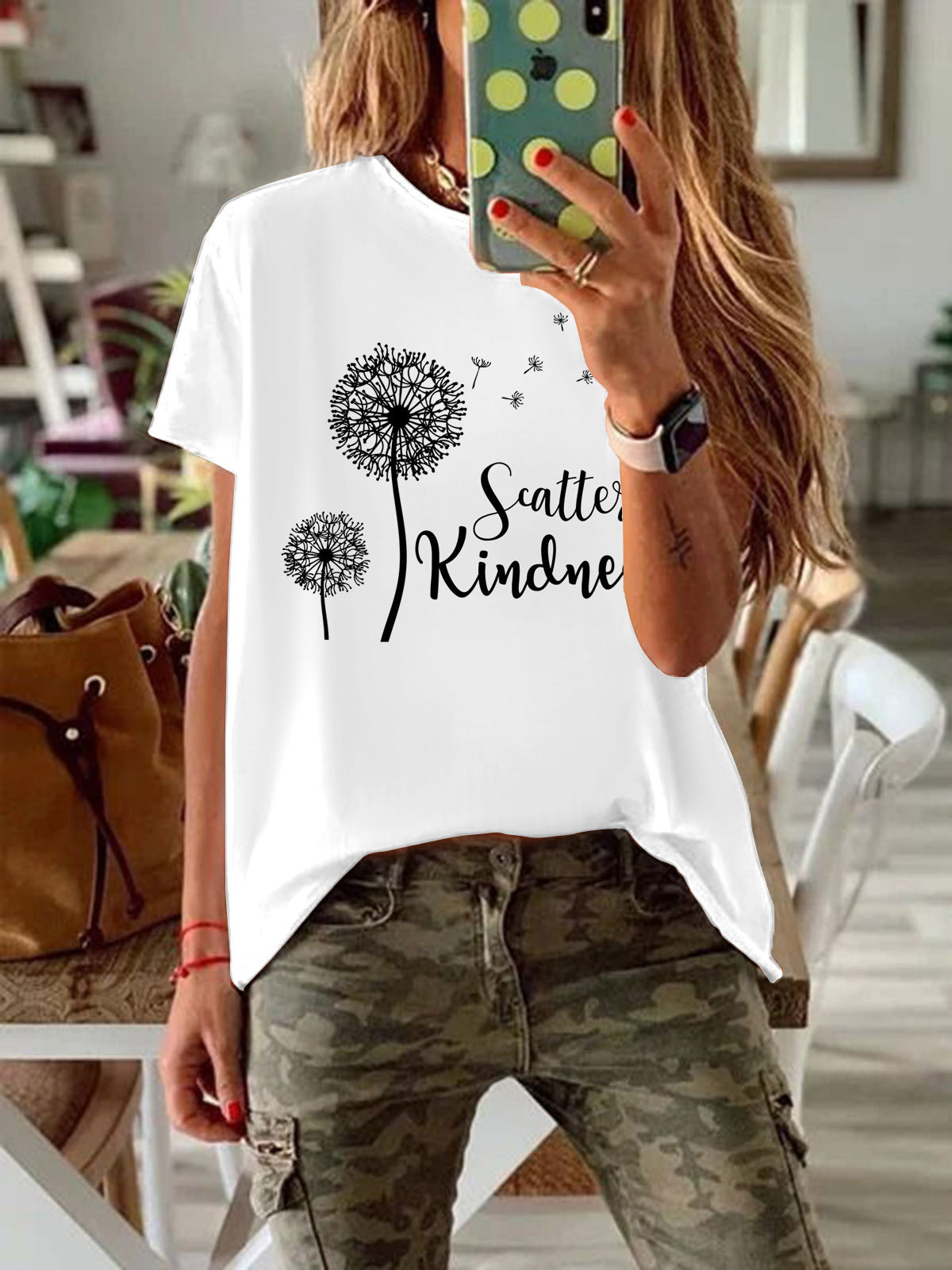 Dandelion printed T-shirt