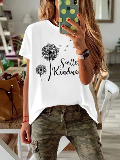 Dandelion printed T-shirt