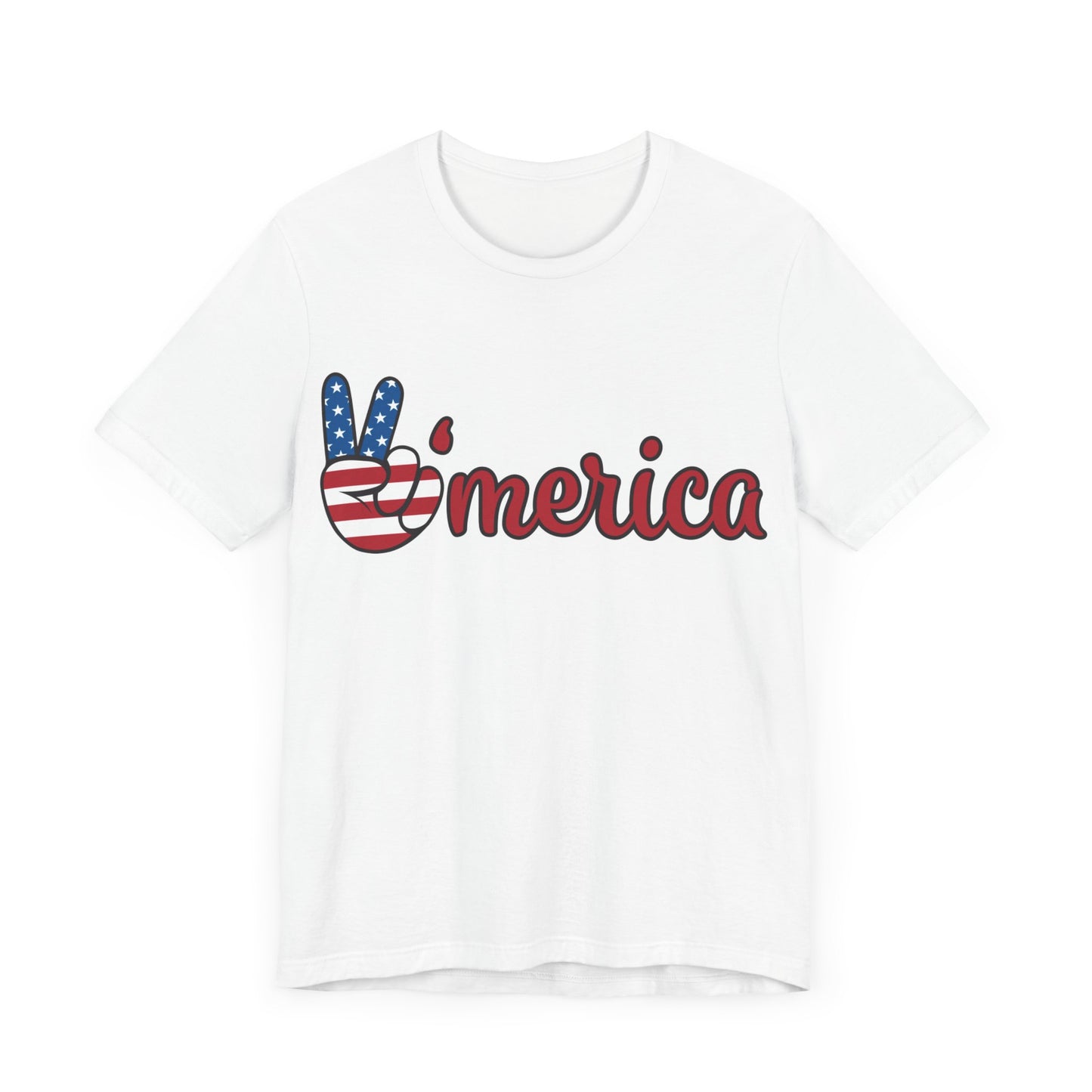 America USA "Merica" Unisex Jersey Short Sleeve Tee