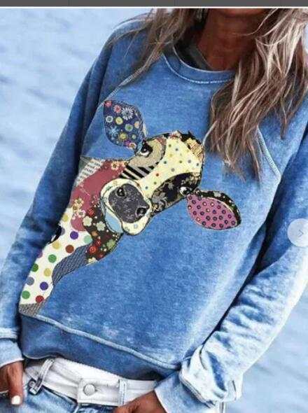 Printed sweatshirt T-shirt