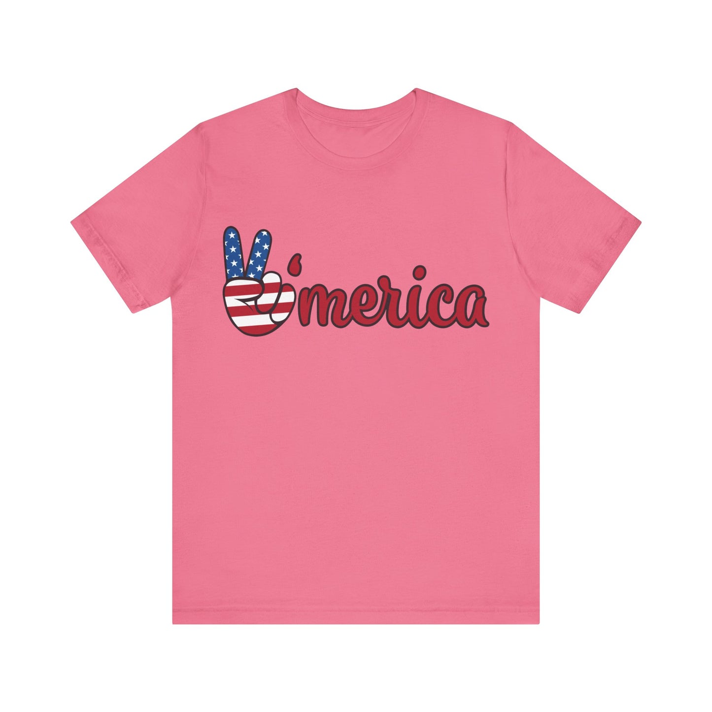 America USA "Merica" Unisex Jersey Short Sleeve Tee