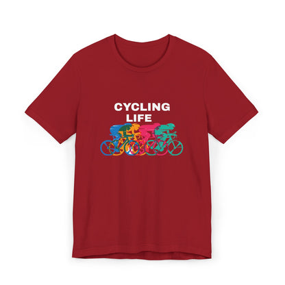 Cycling Life  Unisex Jersey T-Shirt