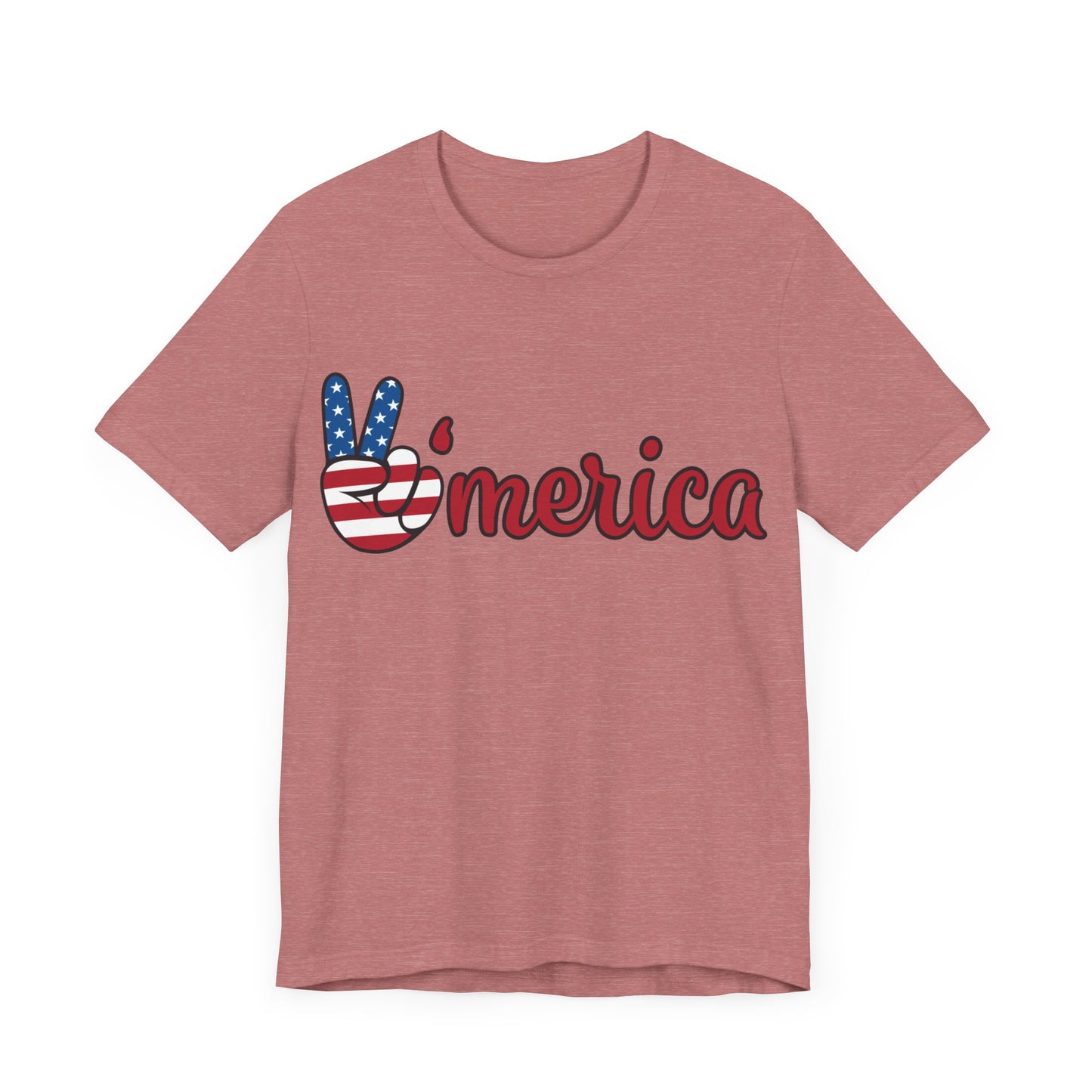 America USA "Merica" Unisex Jersey Short Sleeve Tee