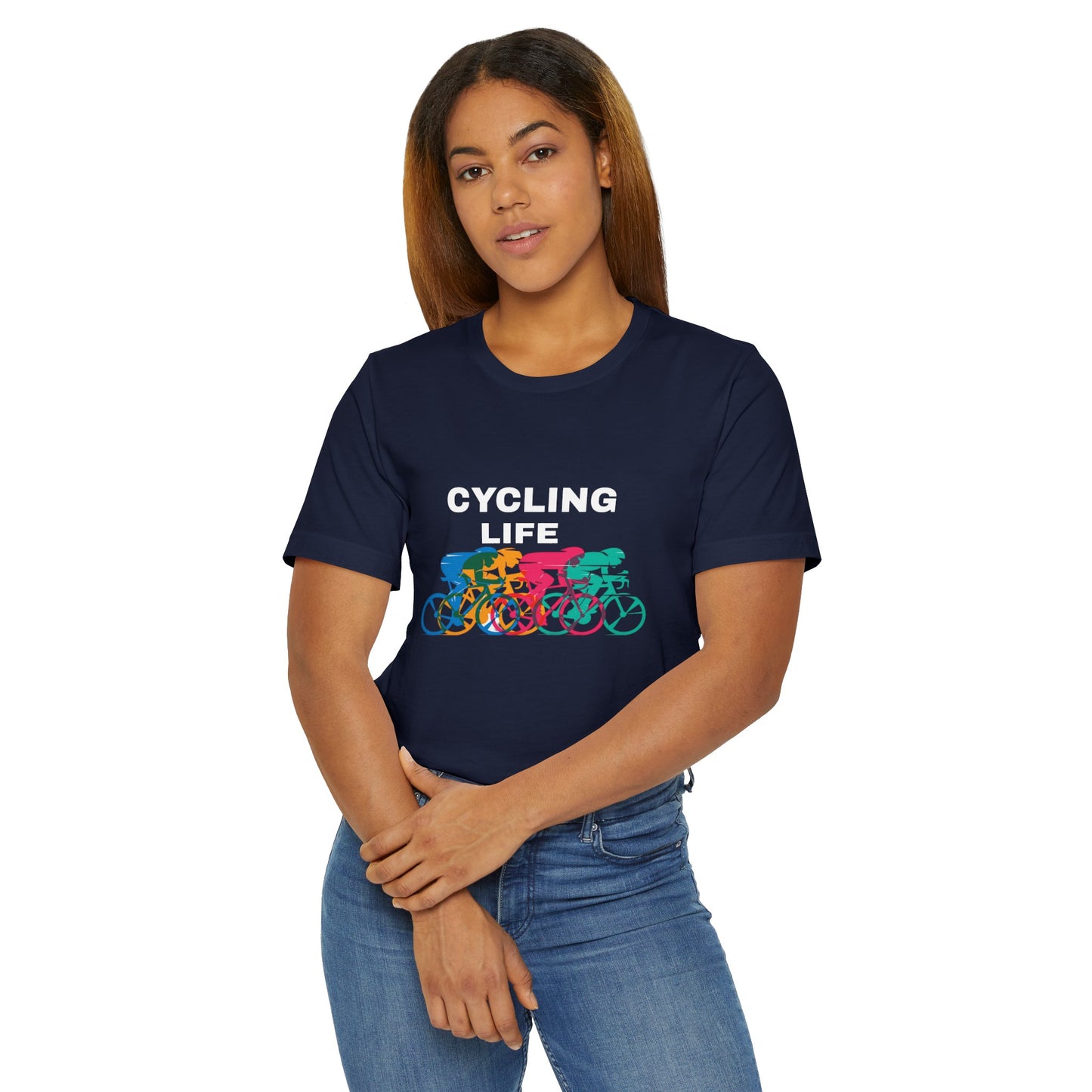 Cycling Life  Unisex Jersey T-Shirt