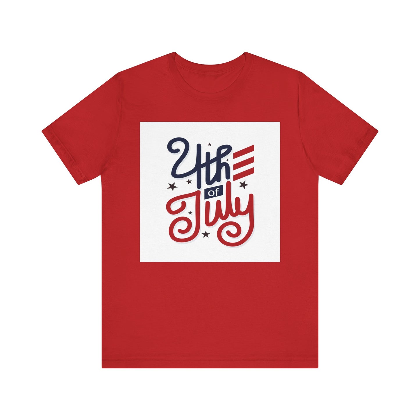 Independence Day 4th of July  Unisex Jersey Short Sleeve Tee