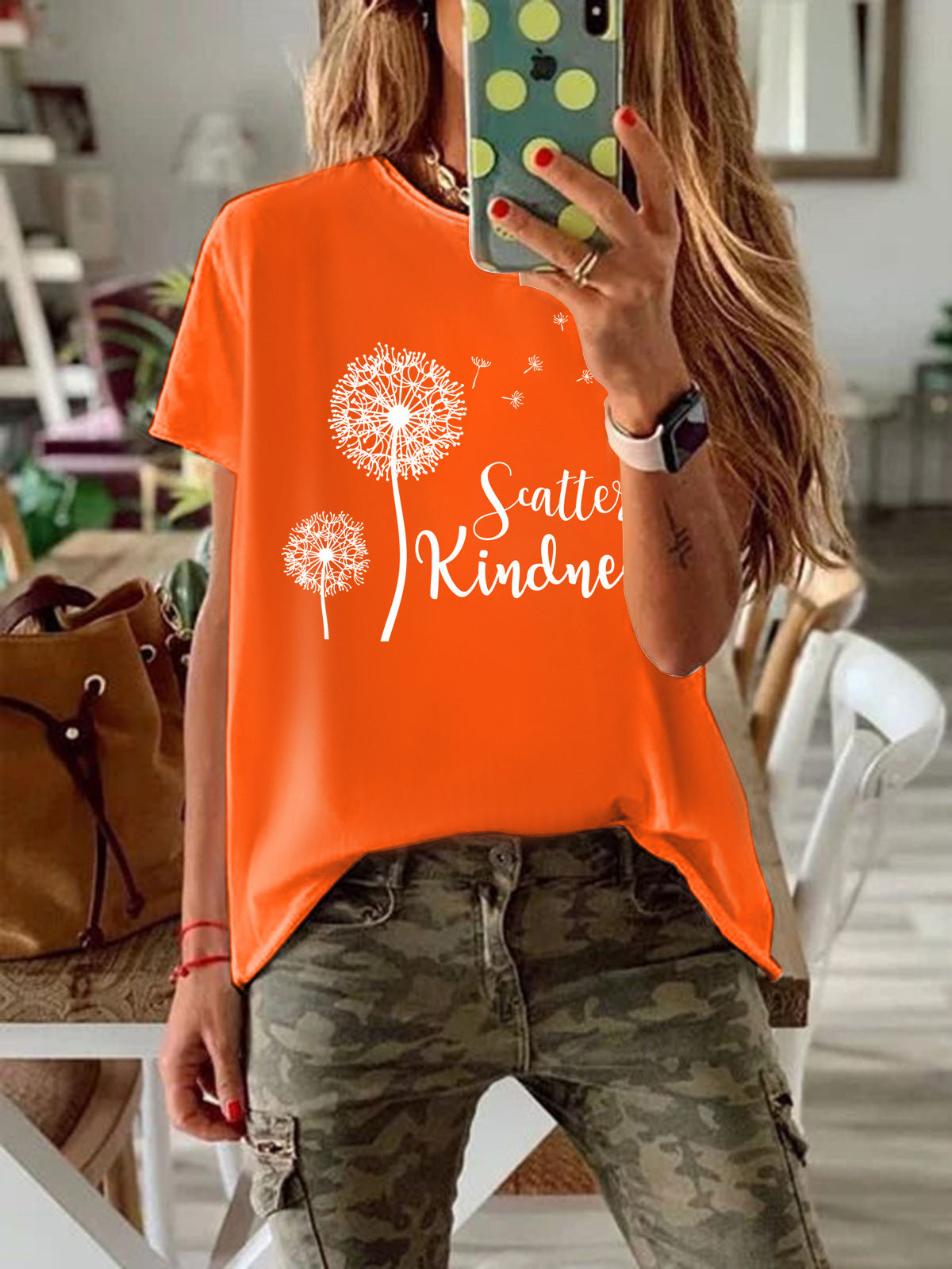 Dandelion printed T-shirt