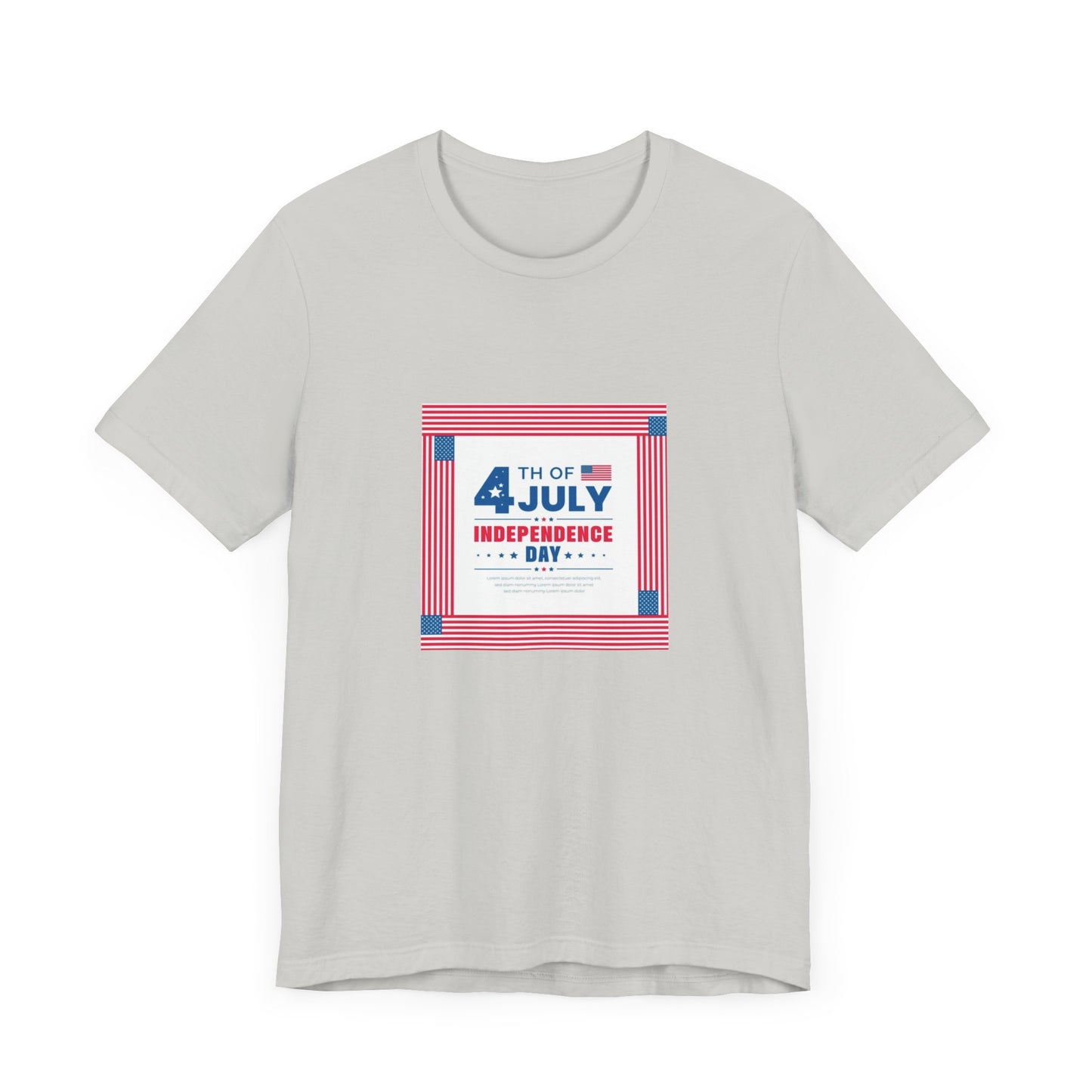 Independence Day 4th of July  Unisex Jersey Short Sleeve Tee