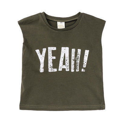 Children's sleeveless t-shirt