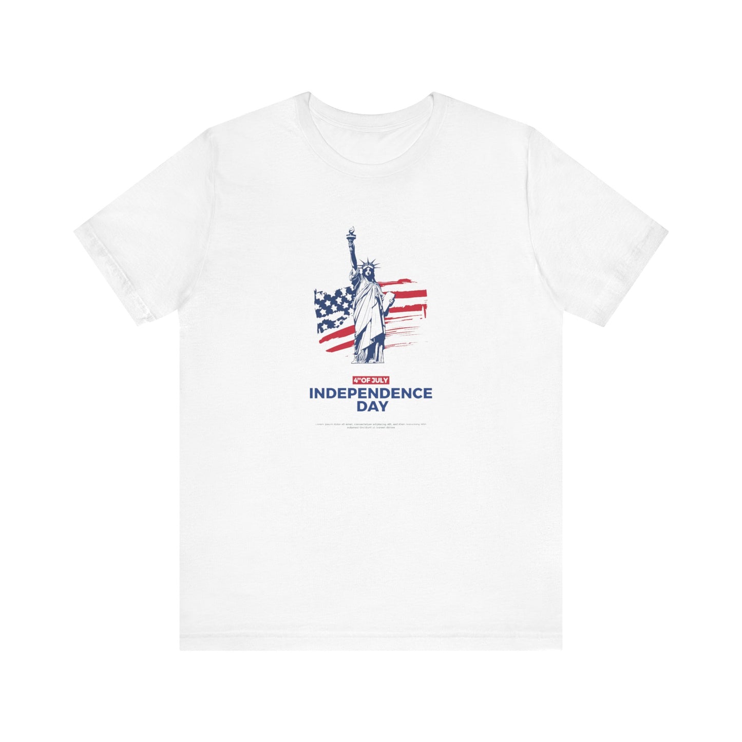 Independence Day 4th of July  Unisex Jersey Short Sleeve Tee