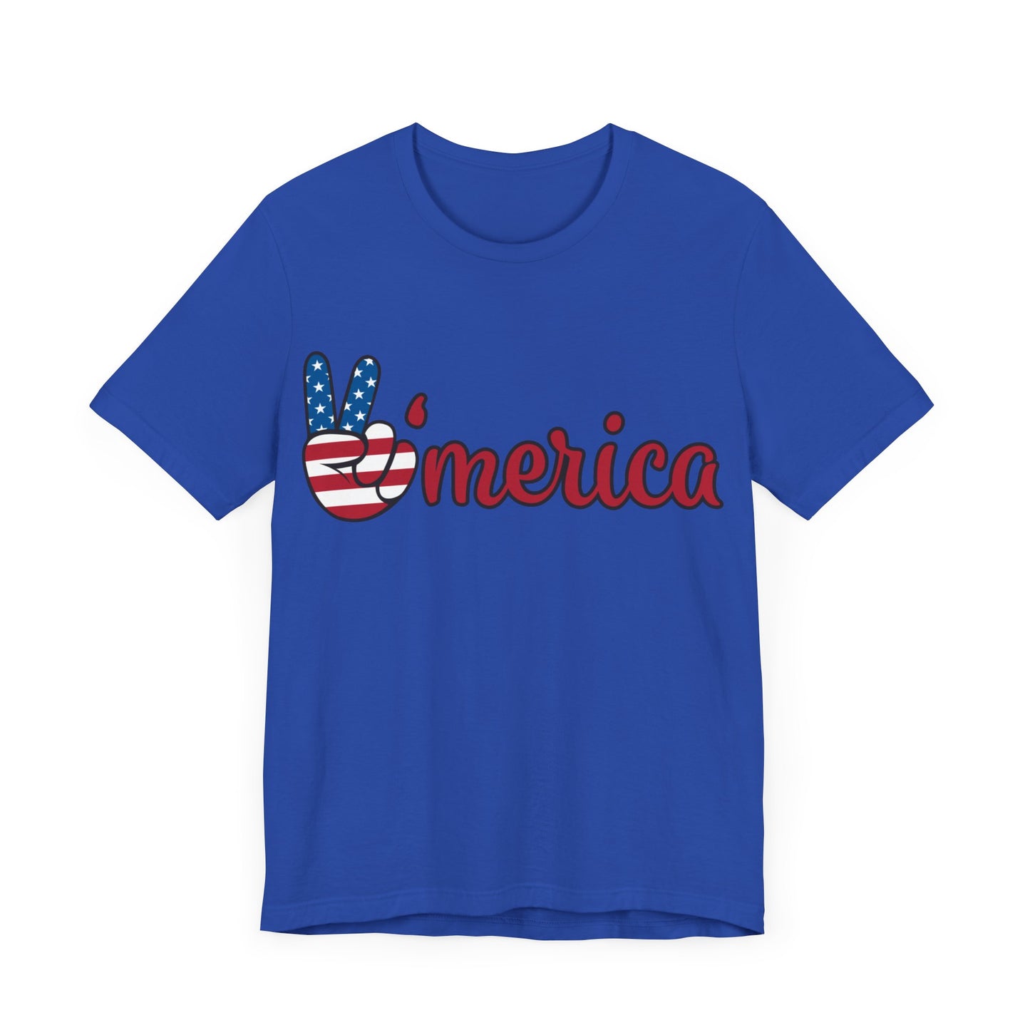 America USA "Merica" Unisex Jersey Short Sleeve Tee