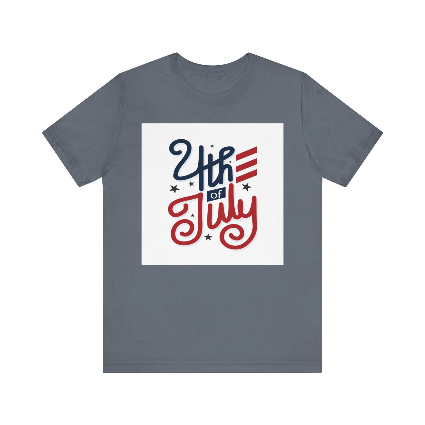 Independence Day 4th of July  Unisex Jersey Short Sleeve Tee