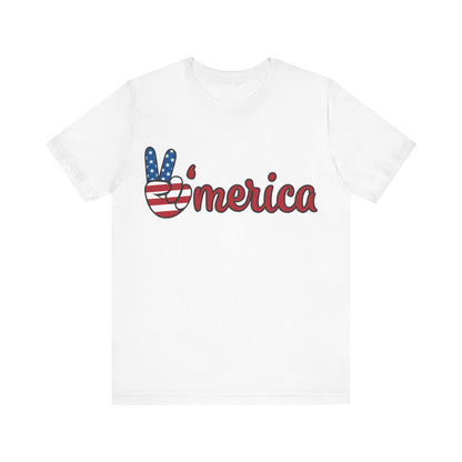 America USA "Merica" Unisex Jersey Short Sleeve Tee