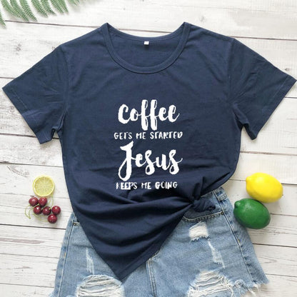 Jesus slogan T-shirt