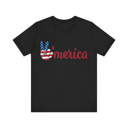 America USA "Merica" Unisex Jersey Short Sleeve Tee