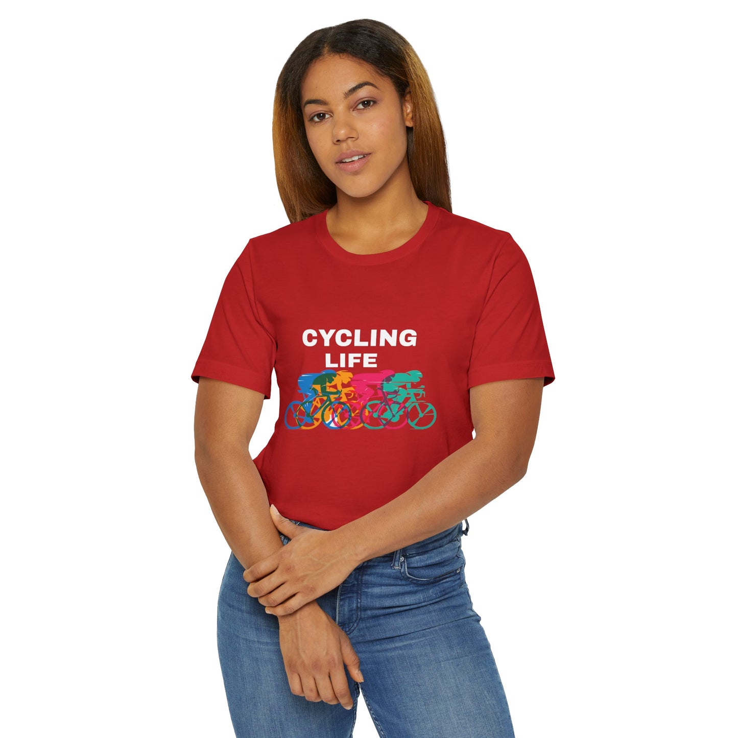 Cycling Life  Unisex Jersey T-Shirt