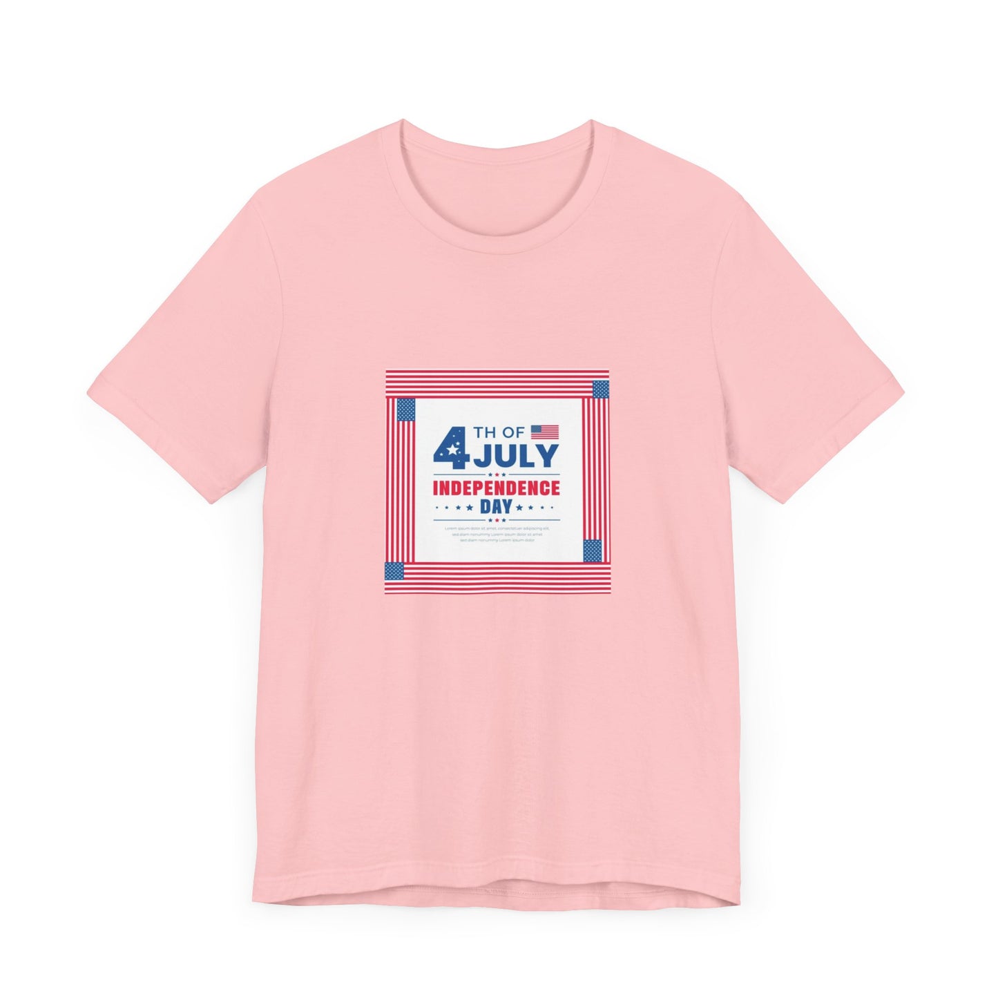 Independence Day 4th of July  Unisex Jersey Short Sleeve Tee