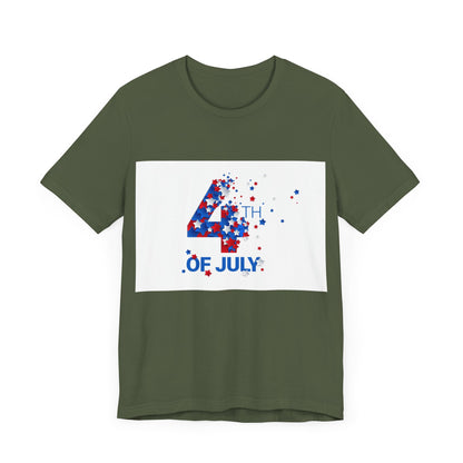 Independence Day 4th of July  Unisex Jersey Short Sleeve Tee