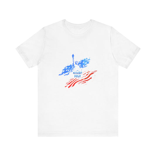 Independence Day 4th of July Unisex Jersey Short Sleeve Tee