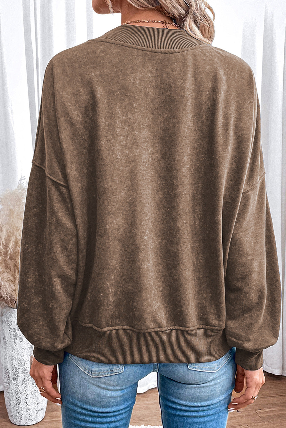 Brown HOWDY Western Fashion Graphic Sweatshirt