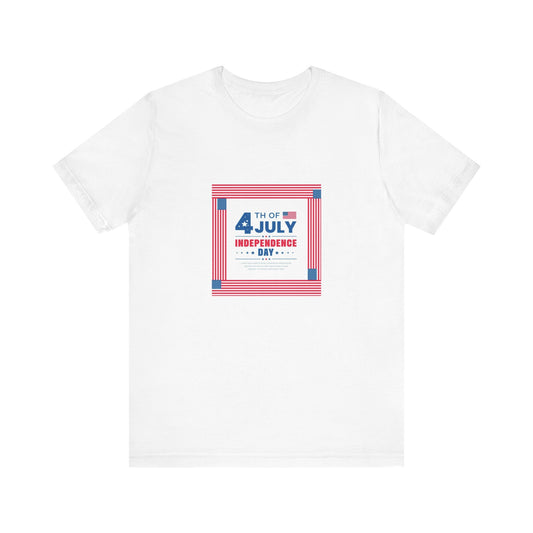 Independence Day 4th of July  Unisex Jersey Short Sleeve Tee