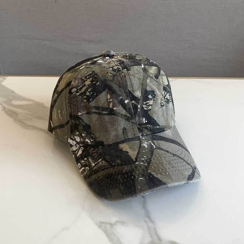 Camouflage Peaked Cap Cotton Versatile Casual